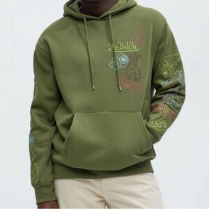 Von Dutch Olive Graphic Hoodie for Men